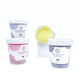 Wholesale Korean Natural Body Care Cleansing Gommage Corporel Exfoliant Pour Le Corps Whitening Custom Logo Fruit Body Scrub