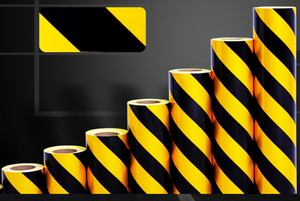 工厂批发道路安全警告反光带安全标志提醒注意安全反光布 - Product Image 3