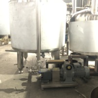 Vente directe d'usine de réservoirs d'émulsification à double agitation en titane, équipement de mélange, pompe à moteur, capacité personnalisée de 10L à 200m3