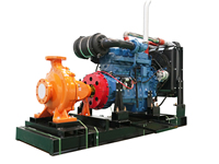 Système d'irrigation haute pression monté sur remorque avec moteur diesel et pompe centrifuge, garantie 3 ans, personnalisable ODM/OEM
