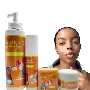 Wholesale Elastic Emollient Skin Revitalizes Contain Alpha Blanchissant Even Complexion Age Defying Beauty Sets for Black Skin