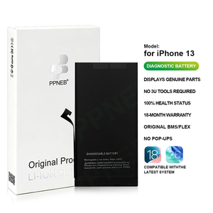 แบตเตอรี่โทรศัพท์มือถือสำหรับซ่อมแซมจากโรงงาน ไม่ต้องเชื่อม สำหรับ <span class=keywords><strong>iPhone</strong></span> แสดงผลสุขภาพแบตเตอรี่ 100% สำหรับ <span class=keywords><strong>iPhone</strong></span> 13 รับประกัน 18 เดือน - Product Image 3