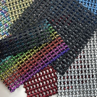 Cuir synthétique PU de haute qualité, texturé, ajouré, imperméable et respirant pour chaussures, sandales et sacs