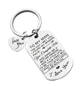 À <span class=keywords><strong>mon</strong></span> homme porte-clés porte-clés saint-valentin <span class=keywords><strong>anniversaire</strong></span> <span class=keywords><strong>cadeau</strong></span> de noël <span class=keywords><strong>pour</strong></span> hommes petit ami <span class=keywords><strong>mari</strong></span> - Product Image 6