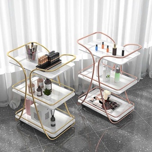 Equipo de peluquería de belleza moderno carro de herramientas pequeño carro de Salón Blanco de lujo Carro de salón para estética de salón - Product Image 2