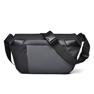 Bolso Bandolera de Nailon Impermeable Estilo Utilitario con Logotipo Personalizado, para Viajes y Actividades al Aire Libre - Product Image 2