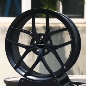 Jantes de voiture TITAN FORCE 18 19 20 21 pouces 5x114.3, roues forgées sur mesure, finition noire mate pour <span class=keywords><strong>Nissan</strong></span> GTR R35 370Z <span class=keywords><strong>Qashqai</strong></span> Infiniti G37 - Product Image 2