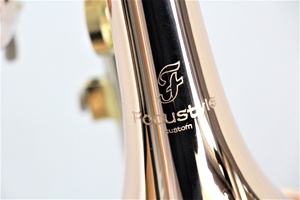 Prima classe stile britannico B cornetta piatta fatta a mano in <span class=keywords><strong>oro</strong></span> rosa tromba a cornetta in rame fosforoso ad un buon prezzo - Product Image 5