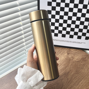 Stainless Steel Vacuum Insulated Water Cup Straight Cup 304 Steel Business Gift For Men - Product Image 1