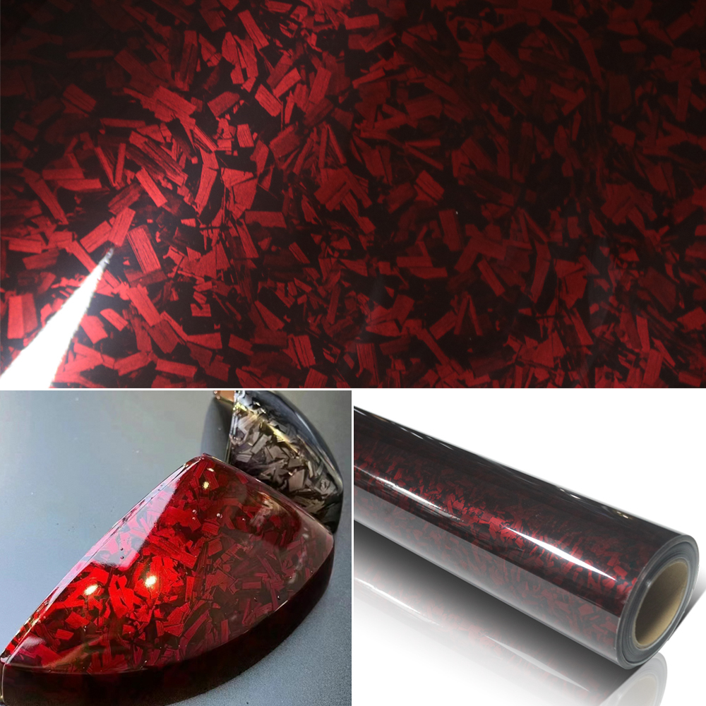 Glossy Forged Carbon Red
