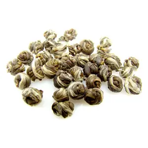 Organic jasmine green tea Jasmine dragon pearl refined Chinese tea ball