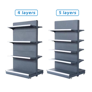 Supermercados China Conveniência Loja Equipamento Gôndola Prateleiras exibição supermercado <span class=keywords><strong>rack</strong></span> prateleiras preto - Product Image 6