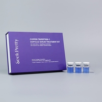 Kit de Sérums Ampoules Hydratants pour Cheveux et Cuir Chevelu au Collagène, ADN de Saumon PDRN, Cuivre Bleu, Marque Blanche Seek Pretty Private