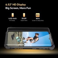 OUKITEL Global Online WP23 Plus Smartphone 24GB+256GB Baterai 10600mAh Layar Definisi Tinggi 6,52 inci Sistem Ponsel Android 14