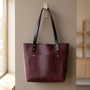 BS INTERNATIONAL Pochette décontractée pour femme en cuir véritable, élégante, durable, légère, avec fermeture éclair, souple, imperméable, écologique, grande taille - Product Image 5