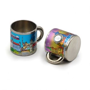 Factory Custom Made Tourist City Souvenirs Dubai Colorful Shot Glass With 3D <b>Wrap</b> Landmarks - Product Image 3