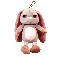 Peluche animaux de la jungle : girafe, éléphant, lion, singe, tigre – Super douce, en polyester, rembourrée de coton PP lavé, anti-stress
