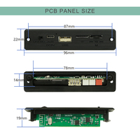 Modul Amplifier Pemutar MP3 Mini 3.7V 6W  Papan Amplifier Speaker
