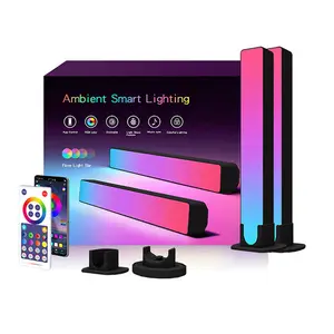 Tuya LED Smart Light Bar Ambient Backlight Música controle remoto Kit de sincronização com Alexa Google Assistente som ativado LED Play Light