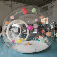 Tente gonflable transparente de bulle de dôme de maison de ballon de bulle de maison de rebond pour la partie d'enfants