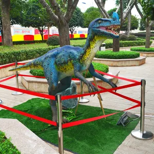 Animatronic Alive Life-sized Raptor Dinosaur Park real size live dinosaur