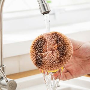 <b>Plastic</b> <b>Kitchen</b> Cleaning Brush Dishwashing and Lazy Washing Artifact That Doesn't Hurt Pots Steel Ball - Product Image 3