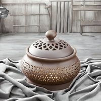 Brûleur d'aromathérapie en céramique à régulation de température électrique, parfum de bois de santal, diffuseur écologique, encens/essentiel