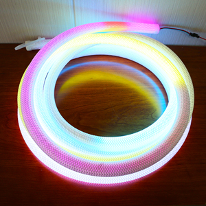 Silicon Ống 360 độ phát ra <span class=keywords><strong>Led</strong></span> <span class=keywords><strong>Neon</strong></span> Strip Vòng đường kính 18 mét <span class=keywords><strong>IP65</strong></span> không thấm nước <span class=keywords><strong>LED</strong></span> <span class=keywords><strong>Neon</strong></span> <span class=keywords><strong>Flex</strong></span> ánh sáng KTV thanh - Product Image 3