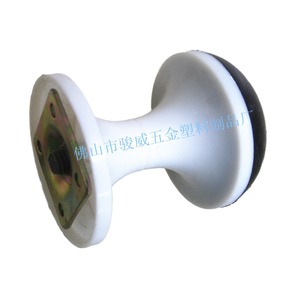 Furniture Caster 8Cm White <b>Plastic</b> Swivel Plate Mount Polyurethane <b>Wheel</b> For Bed Legs - Product Image 2