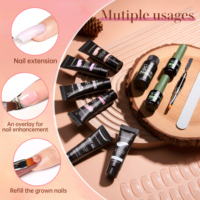 Kage Chine vente en gros extension de gel d'ongle poly kit d'ongle de gel de construction OEM Private Label Personnalisation Professional Poly Gel