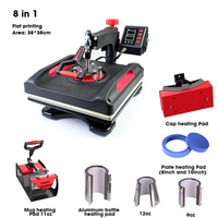 Machine d'impression par sublimation Freesub 15x15 pour t-shirts, presse à chaud multifonctionnelle pour t-shirts, casquettes, mugs P8038-11