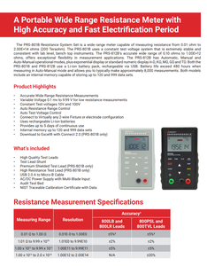 Instrument numérique de mesure de la résistance de surface Prs-801b avec mètre à marteau lourd pour la mesure et l'analyse - Product Image 5