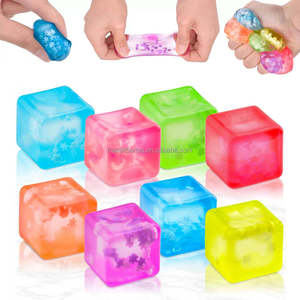 2026 New Arrivals Custom Calming Sensory <b>Squeeze</b> <b>Balls</b> Wholesale Fidget Toy Kids Anxiety Stress Relief Ice Cube Toys - Product Image 1