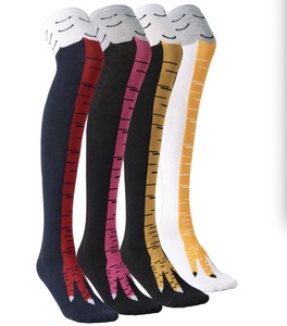 Bataidis Nouveau et Intéressant Griffe <span class=keywords><strong>De</strong></span> <span class=keywords><strong>Poulet</strong></span> Au-Dessus Du Genou Chaussettes Dinde Pied <span class=keywords><strong>Cuisse</strong></span> Haute Chaussettes Animal Paw Chaussettes - Product Image 3