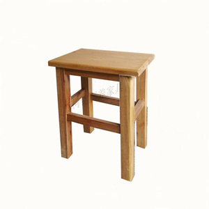 Muebles Médicos y de Salud Keming, Banco de Laboratorio 330x250x450mm, Madera Maciza Negra, Estilo Simple - Product Image 3