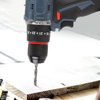 Perceuse sans fil 21V, qualité industrielle, couple réglable, double vitesse, batterie lithium