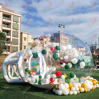 Dôme gonflable transparent géant Zhenmei pour fêtes d'enfants, tente igloo avec garantie d'un an, taille 3m (10ft)