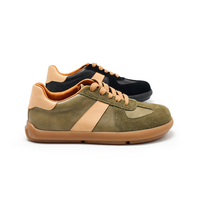 Sneakers en cuir patchwork multicolores, chaussures décontractées confortables pour femmes, chaussures de tous les jours