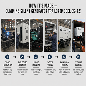 เครื่องกำเนิดไฟฟ้าดีเซล Cummins Silent 95kW 118.75kVA สามเฟส 240V 60Hz สำหรับสำนักงาน อาคารพาณิชย์ ใช้สำรองไฟ - Product Image 5