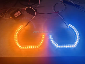 Auto Light Angel Eyes Anneau 90mm avec couvercle laiteux Kit de phares à LED pour voiture Système d'éclairage automobile - Product Image 4
