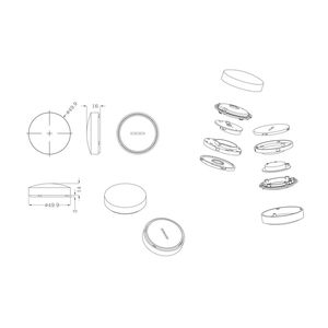 صندوق تحكم مشروع <span class=keywords><strong>Iot</strong></span> صغير غلاف ذكي لاسلكي حاوية بلاستيكية دائرية مقاومة للحريق 50*14 CN77 - Product Image 6