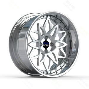 RCSR nouveauté 2 pièces roues forgées en alliage d'aluminium jantes roue de voiture à plat profond 5x112 5x120 5*114.3 pour <span class=keywords><strong>mercedes</strong></span>-<span class=keywords><strong>AMG</strong></span> - Product Image 4