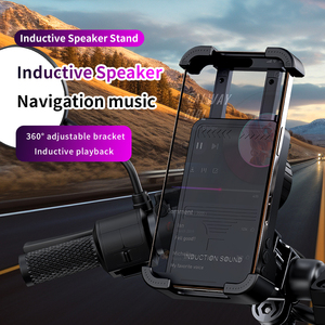 Soporte Giratorio de 360 Grados para Teléfono Móvil en Motocicleta y Bicicleta, Inalámbrico, para Altavoz, con Batería de 1000-2000mAh, Resistente al Agua IPX-1 - Product Image 3
