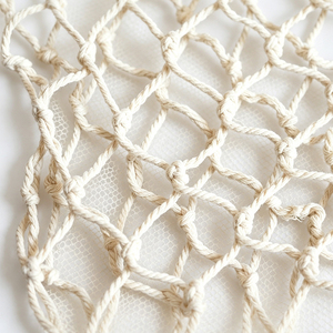 Grand sac en filet <span class=keywords><strong>pour</strong></span> Zongzi, sac en filet en pur coton, sac tissé fait main avec cordon de serrage réglable, multifonctionnel <span class=keywords><strong>pour</strong></span> la maison, emballage de Zongzi - Product Image 3