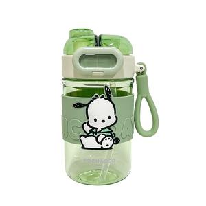 Gobelet double paroi Sanrio Pochacco vert 500 ml avec paille et poignée pour enfants et filles - Product Image 1