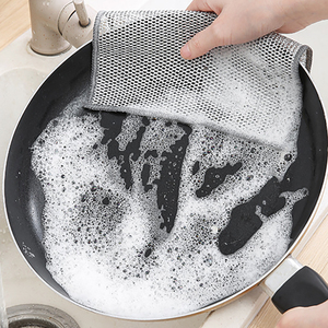 Trapo de Alambre Multiusos para Lavar Platos que No Raya, Estropajo de Alambre, Paño de Cocina, Toalla de Limpieza para Uso en Húmedo y Seco - Product Image 6
