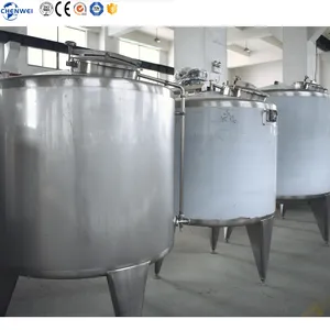 Tanque de fermentación de leche de grado alimenticio, tanque de acero inoxidable 316 con agitador, gran oferta