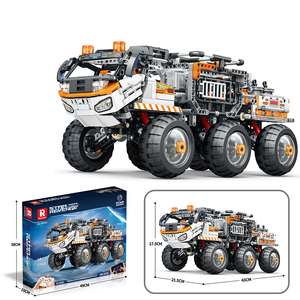 Véhicule de transport dynamique modèle de voiture Science Fiction éducatif télécommande espace étoile enfants cadeaux modèle bloc de construction ensemble - Product Image 6