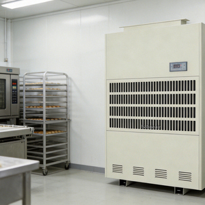 Déshumidificateur commercial haute efficacité 600L/J avec fonction de chauffage pour séchage alimentaire, atelier, usine, entrepôt, doté d'une protection contre les retards de 3 minutes - Product Image 1