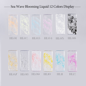 Vinimay Nail Ocean Wave Blooming <span class=keywords><strong>Gel</strong></span> 12 colores Nail Art Painting <span class=keywords><strong>Gel</strong></span> Vegan <span class=keywords><strong>Organic</strong></span> Nail Wave Blooming Liquid para venta al por mayor - Product Image 4